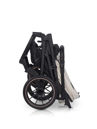 Cavoe Axo Shine Wózek Głęboko-Spacerowy 2w1 + Torba + Adaptery Champagne